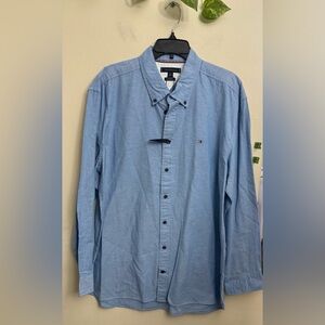 Tommy Hilfiger Men's Sky Blue Button-Down Shirt